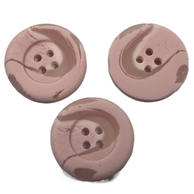 utilisation rose en plastique de couleur de 3/4&quot; 4 de trou boutons de manteau pour le chandail du manteau des femmes