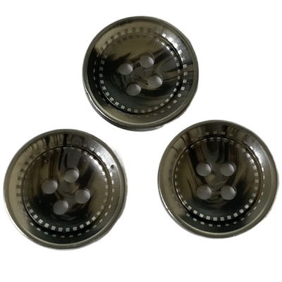 Trou en plastique 34L des boutons de manteau de klaxon de Faux 4 pour le chandail du manteau des femmes
