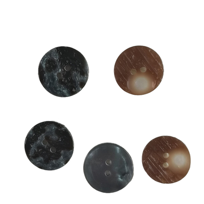 Trou naturel 0.2g de Shell Natural Material Buttons Two de modèle pour la couture et l'ouvrage de tricotage