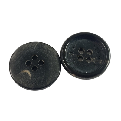 Trou noir naturel accessoire de la couleur quatre de boutons de klaxon de vêtement vrai dans 30L