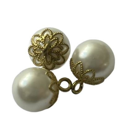 Boutons de boutons de chemise du BALAI ISO9001/chemise de perle avec la jambe en métal