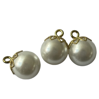 Boutons de boutons de chemise du BALAI ISO9001/chemise de perle avec la jambe en métal