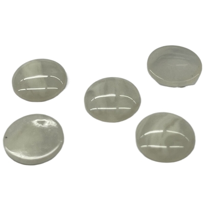 Les boutons en plastique de fantaisie de boucle avec le klaxon de Faux n'effectuent aucun trou 16L emploient sur des accessoires de vêtement de chemise