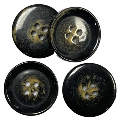 40L 4 trouent le bouton de klaxon d'imitation semi brillant avec Rim Black Color