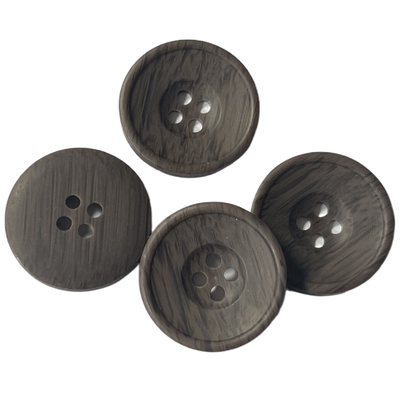 Le polyester en bois d'imitation boutonne les trous 32L 4 avec peu de Rim For Sewing