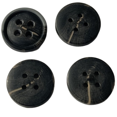 survêtement de manteau de 15mm quatre boutons de klaxon de Faux de trou avec la jante