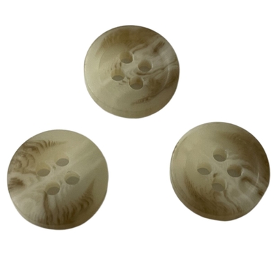 Boutons de klaxon d'imitation en plastique du manteau des femmes ODM de 5/8&quot; 4 trous