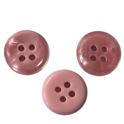 1/2 » 4 boutons de chemise en plastique de trous avec la craie de retour emploient pour des chemisiers de chemise