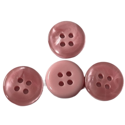 1/2 » 4 boutons de chemise en plastique de trous avec la craie de retour emploient pour des chemisiers de chemise