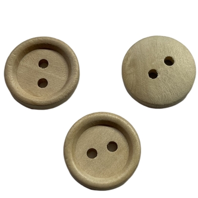 Le matériel naturel de deux trous boutonne l'utilisation 24L écologique sur la couture de luxe