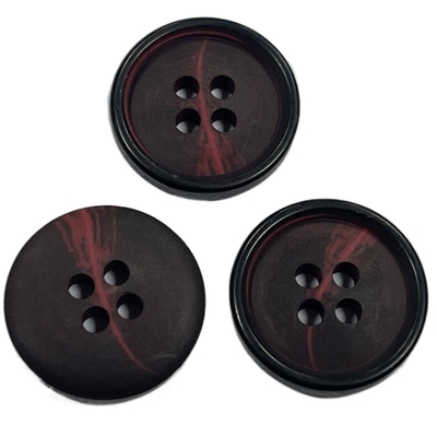 Quatre boutons de klaxon naturels d'ODM de trou 11/16&quot; 28L Matt Finished