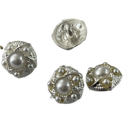 Utilisation de boutons de chemise de BALAI de jambe en métal de perle pour les accessoires de couture de DIY