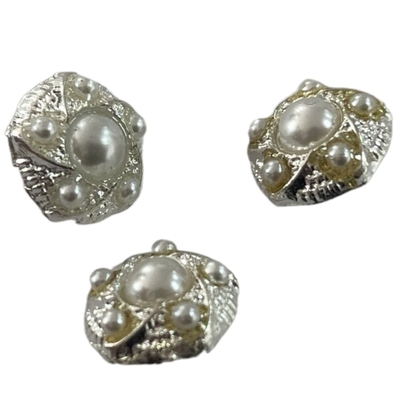 Utilisation de boutons de chemise de BALAI de jambe en métal de perle pour les accessoires de couture de DIY