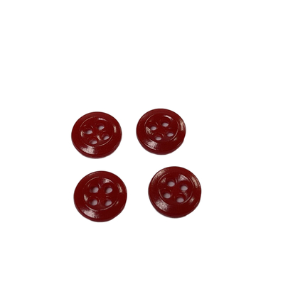 La mélamine d'habillement d'uniformes de pompier boutonne la couleur 18L rouge ignifugeant