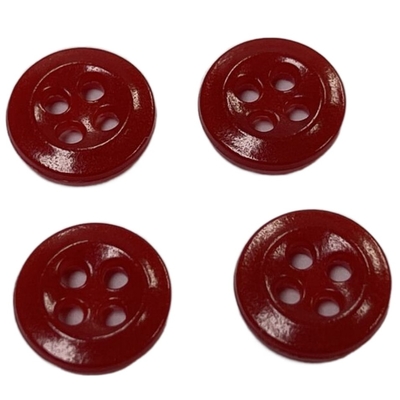 La mélamine d'habillement d'uniformes de pompier boutonne la couleur 18L rouge