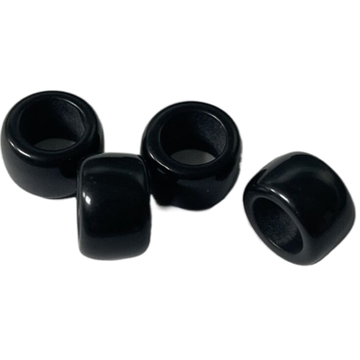 la corde 1-Holes en plastique finit l'utilisation d'ODM du noir 16L pour des Hoodies de veste de manteau