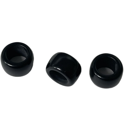 la corde 1-Holes en plastique finit l'utilisation d'ODM du noir 16L pour des Hoodies de veste de manteau