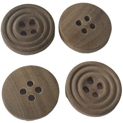 Le vrai matériel naturel en bois écologique boutonne l'utilisation 30L sur le manteau de couture de luxe