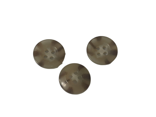 L'urée beige boutonne l'utilisation sur la taille uniforme de la chemise 12mm d'habillement de pompier