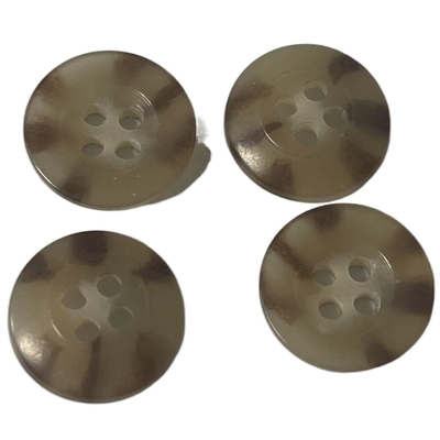 Les boutons beiges d'urée de la couleur 12mm emploient sur la chemise uniforme d'habillement de pompier