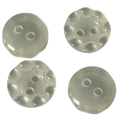 10mm utilisation en plastique de 2 de trous de Faux de perle boutons de chemise sur des chemisiers d'habillement de chemise