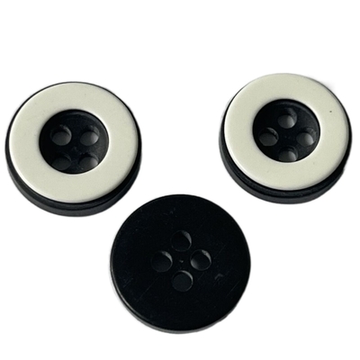ODM/OEM boutons de chemise de 2 couches chemise avec de Rim Apply For Men blanc ' S