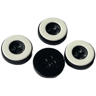ODM/OEM boutons de chemise de 2 couches chemise avec de Rim Apply For Men blanc ' S