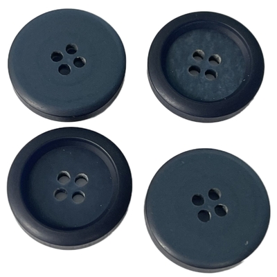 Les boutons de manteau bleus de résine de FC avec le visage spécial 38L emploient pour le chandail de manteau