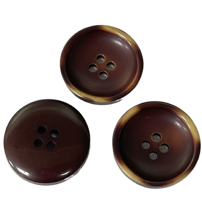 Les boutons de manteau de fantaisie avec le bord brûlé 22mm emploient sur le chandail de veste de manteau