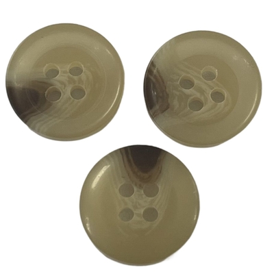 Boutons de manteau avec effet corne jaune 20L Utilisation pour pull manteau