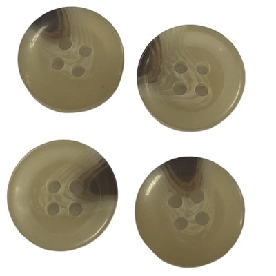 Boutons de manteau avec effet corne jaune 20L Utilisation pour pull manteau