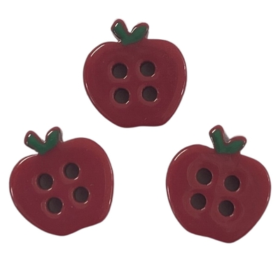 4 trous bouton en forme de pomme 20L à utiliser pour coudre une chemise