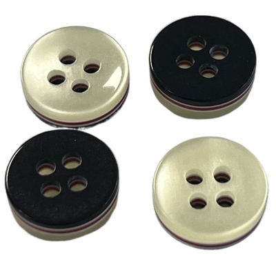 5 couches de boutons de chemise avec en 18L utilisation sur le vêtement de chemise accessoire